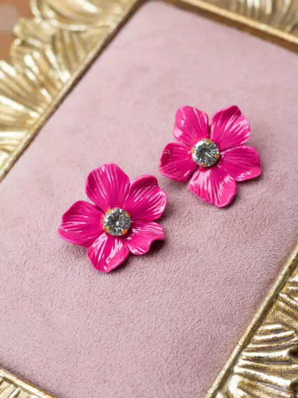 Pendientes flor chiribitas - Imagen 10