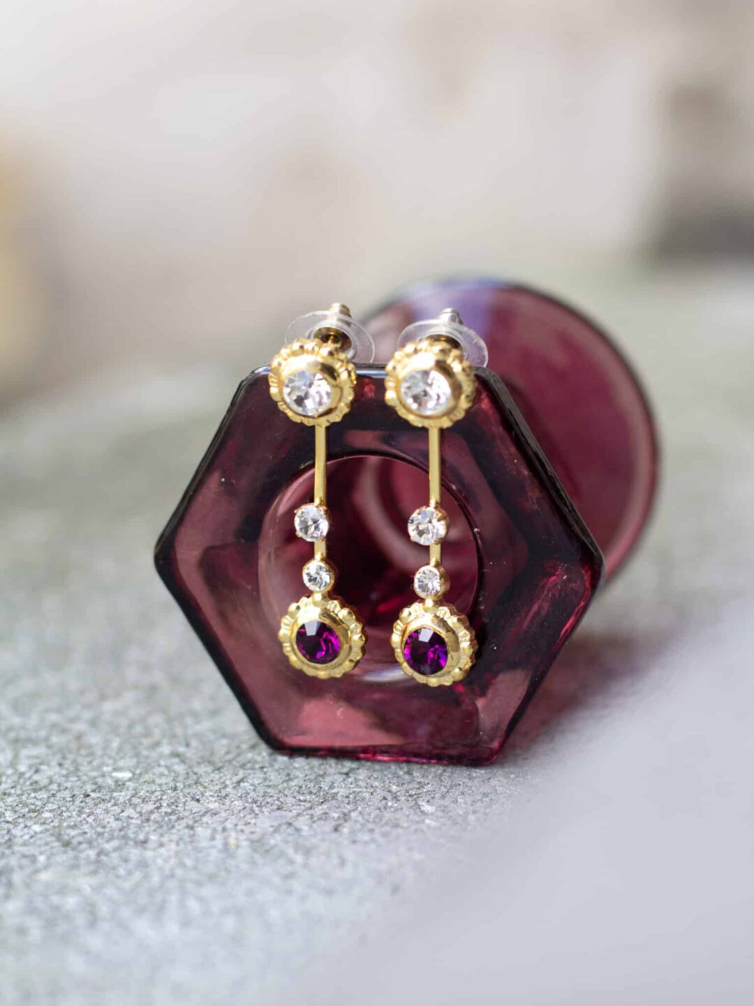 pendientes nefertiti dorados perlas boda Larrier