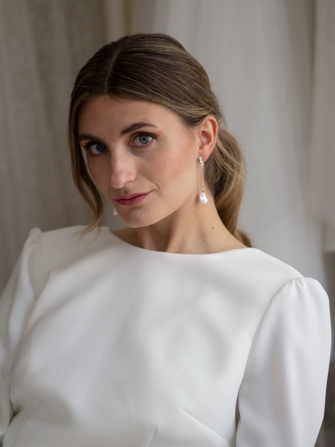 Pendientes Lágrima de luna