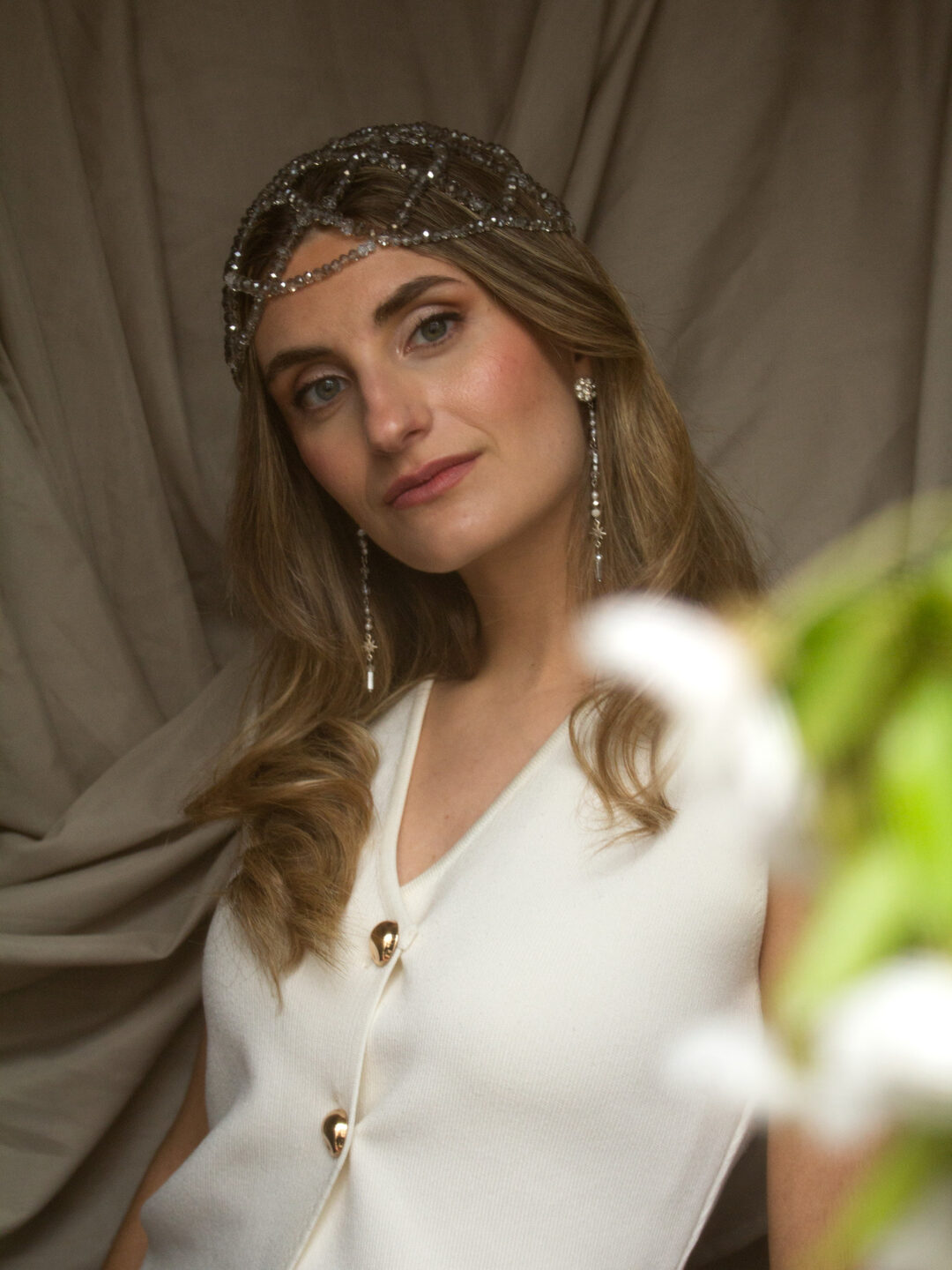 Casquete de cristales Daisy