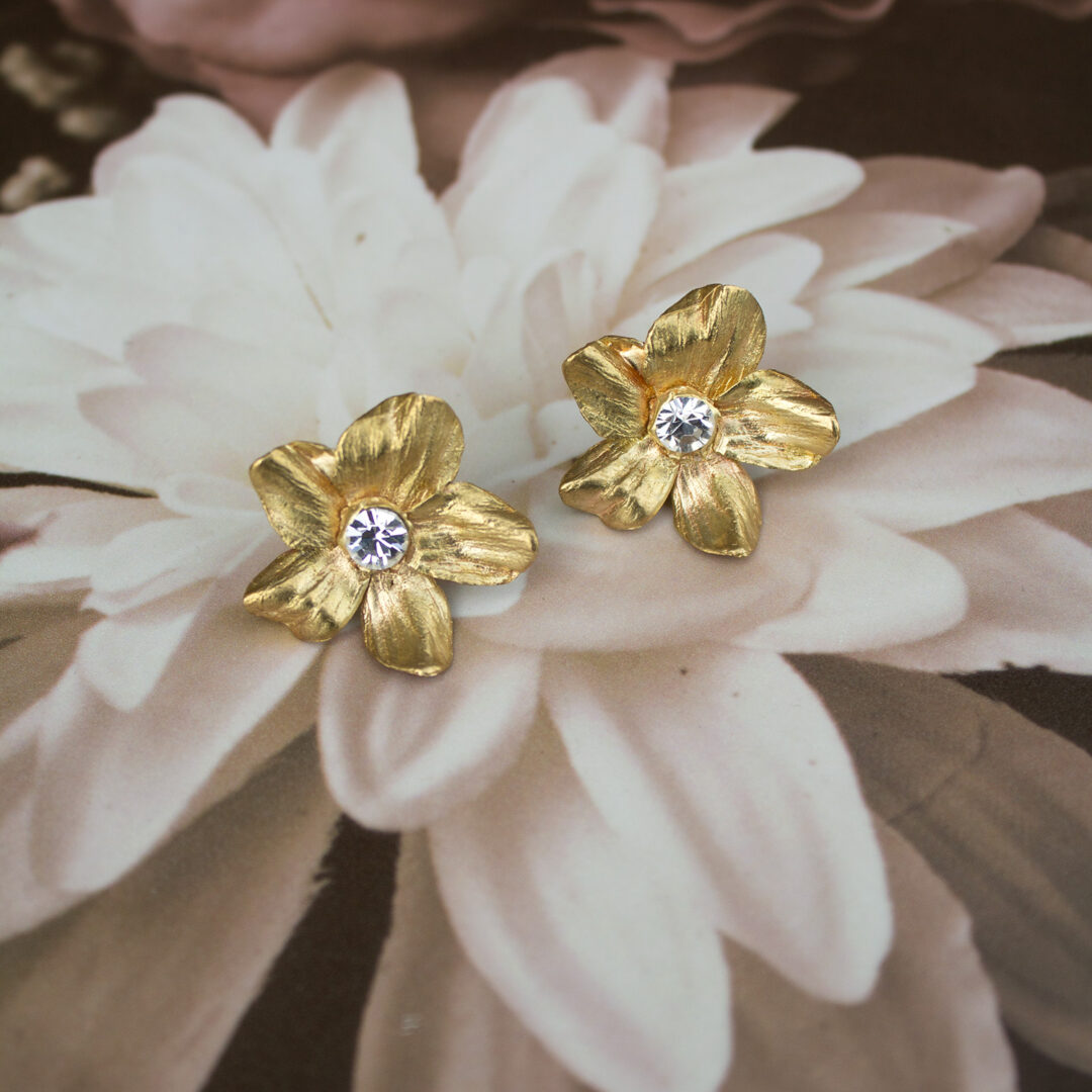 Pendientes flor Cova pequeños