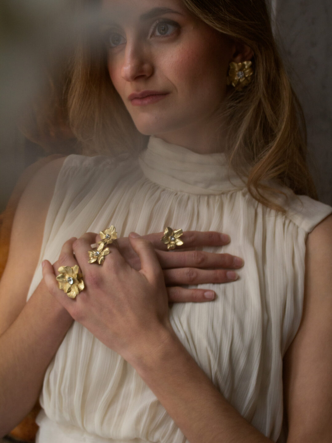 Anillo flor Cova pequeño