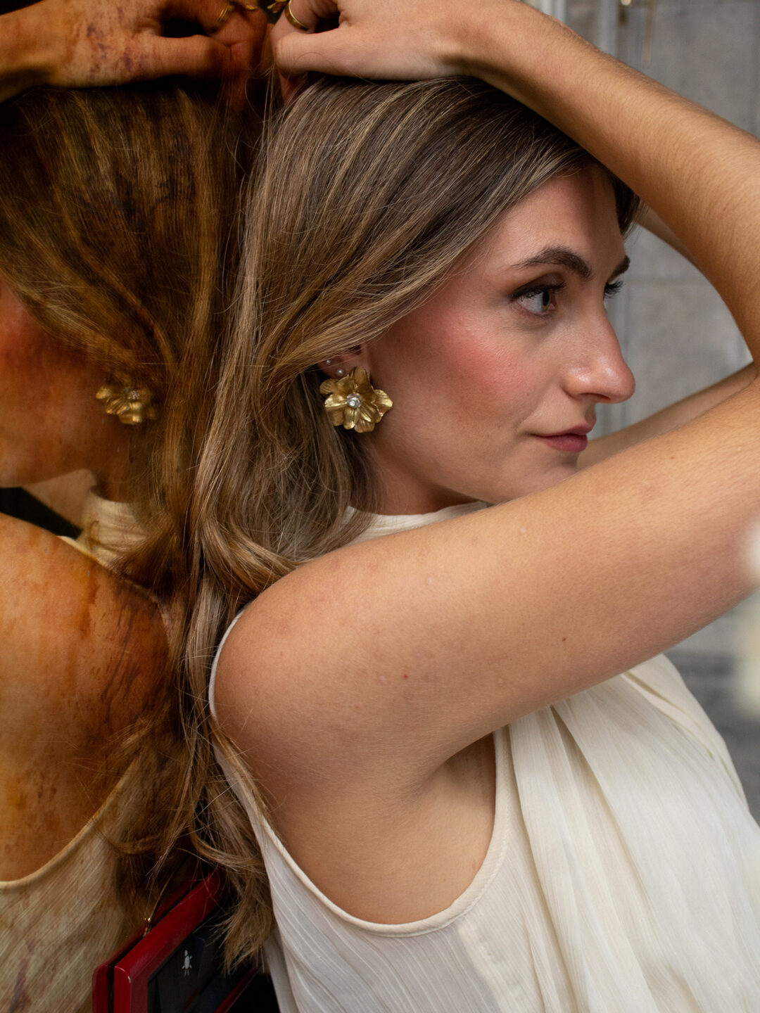 Pendientes flor Cova grandes